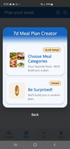 Dinner123 app screenshot 4