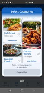 Dinner123 app screenshot 3