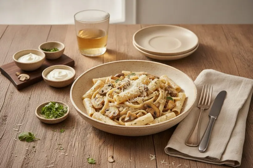Creamy Mushroom Pasta