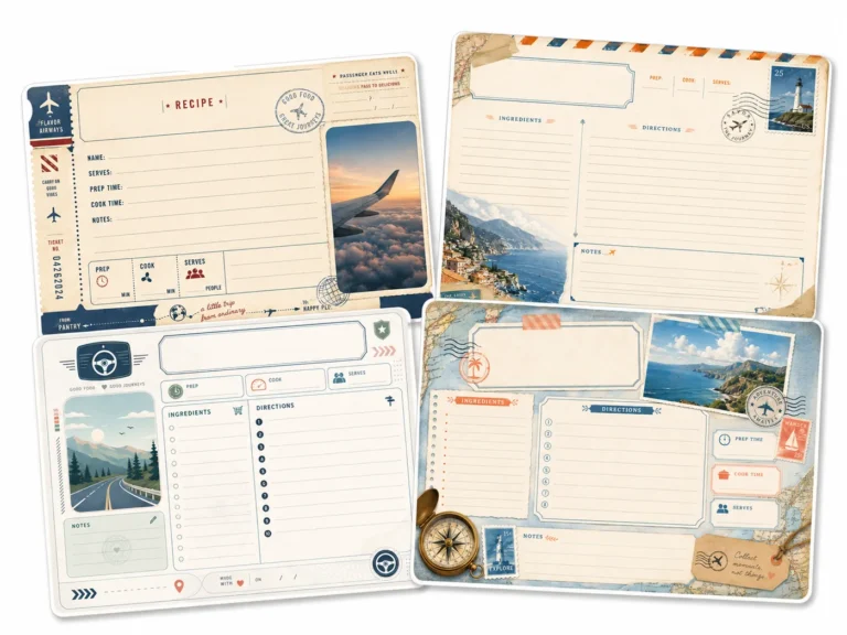 Pack 4: Creative Recipe Cards preview