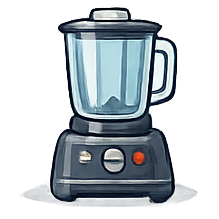 Heavy-duty commercial blender for restaurant use
