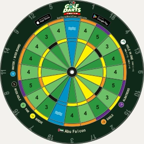 Abu Falcon dartboard design
