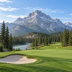 Rocky Mountain River course artwork